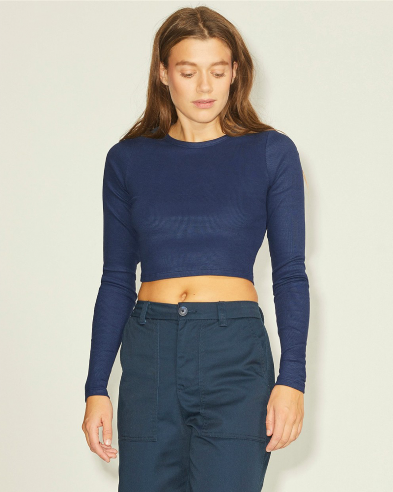 Jxfeline Ls Rib Tee Noos